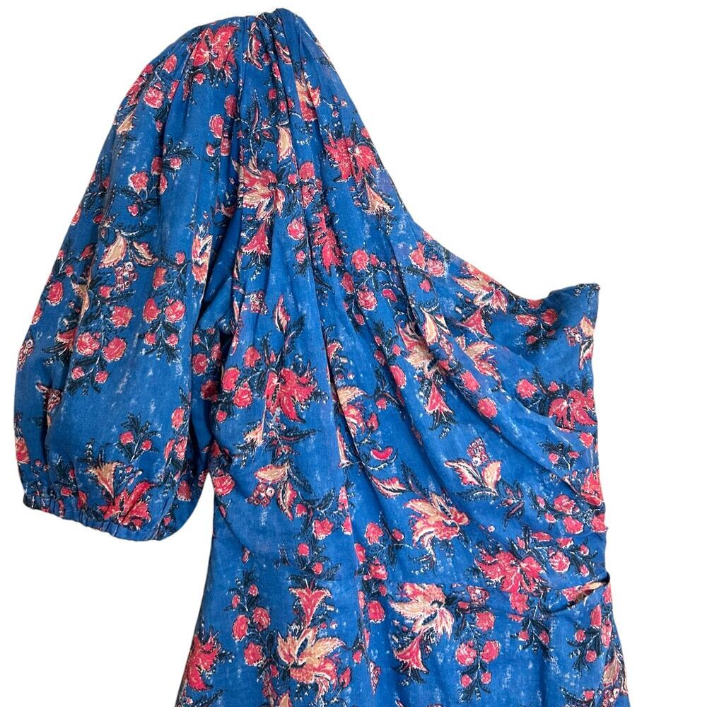 Isabel Marant Etoile, Women's 'Esther' Dress, Mini Ruched, Blue Size 36 FR, 4 US - Picture 7 of 11